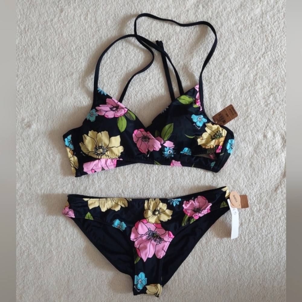 NWT PINK Victoria's Secret Floral Bikini Set